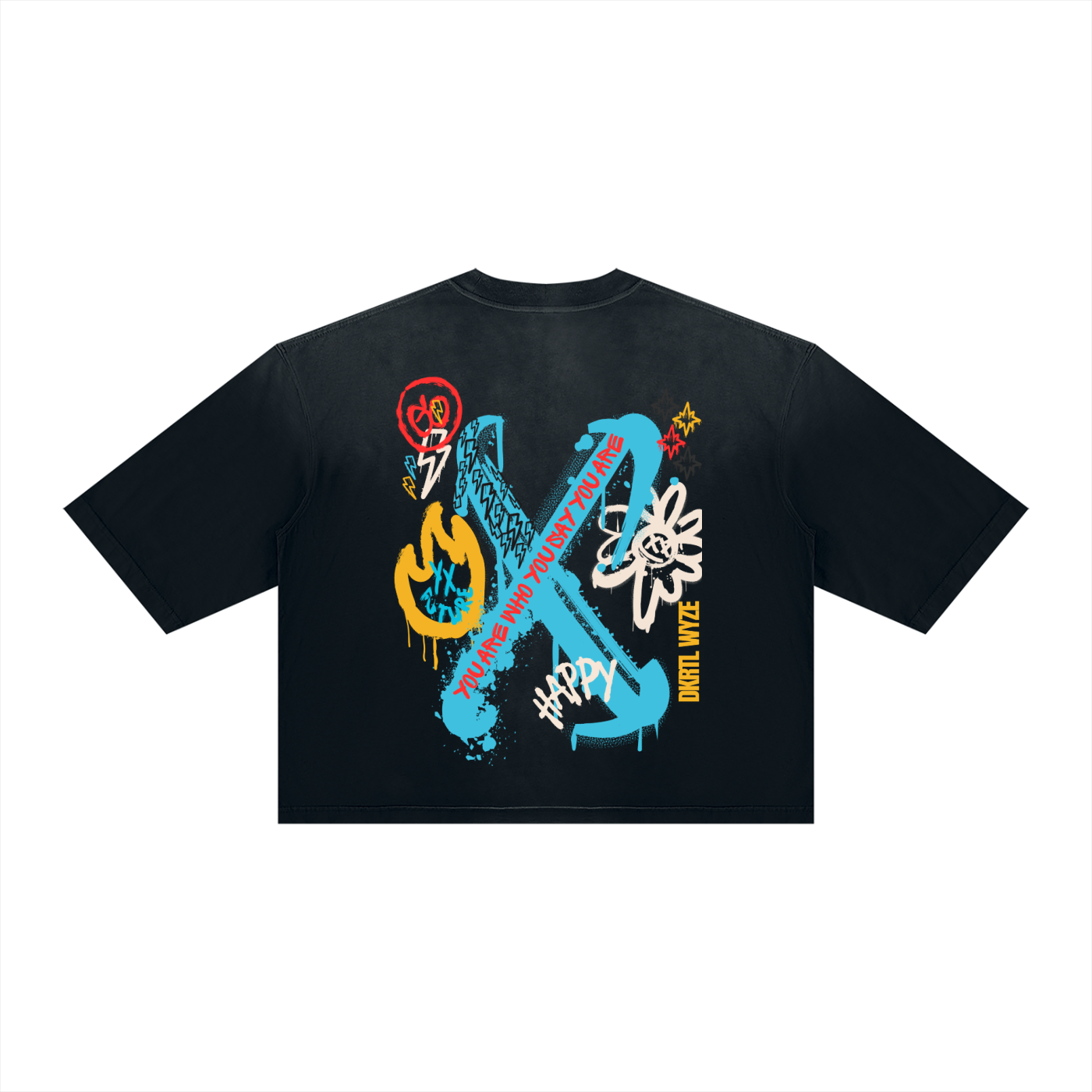 Unisex Vintage Wash Sunfade Boxy T-Shirt