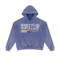 Unisex Mineral Wash Distressed Hoodie in Misty Purple by DKRTL WYZE