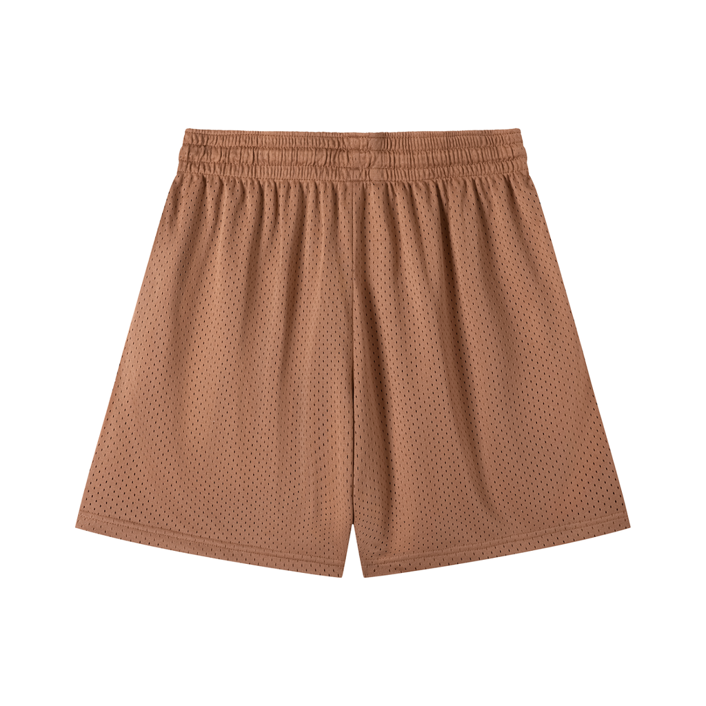 Mesh Drawstring Shorts