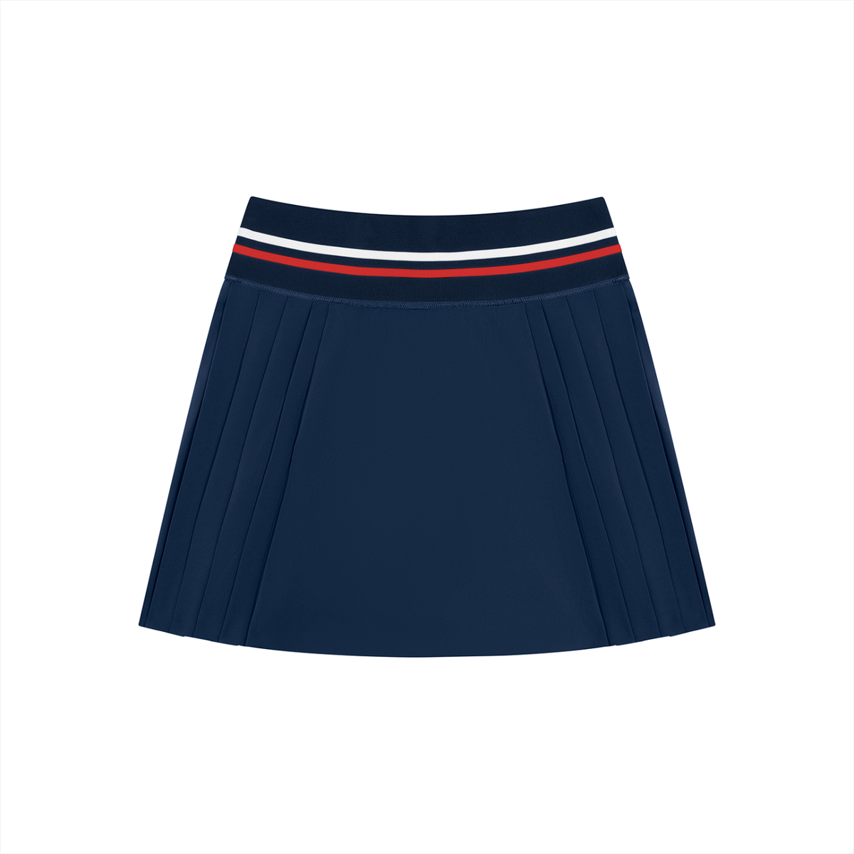 Women's Pleated Mini Skirt in Navy Blue by DKRTL WYZE