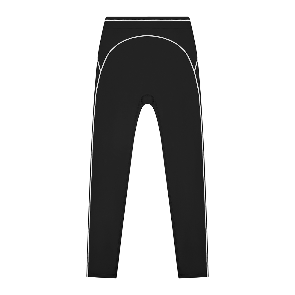 Women's High Rise Topstitching Leggings in Black by DKRTL WYZE