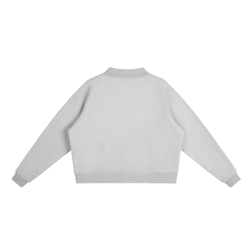 Essential Fleece Mock-Neck Crew Sweatshirt by DKRTL WYZE