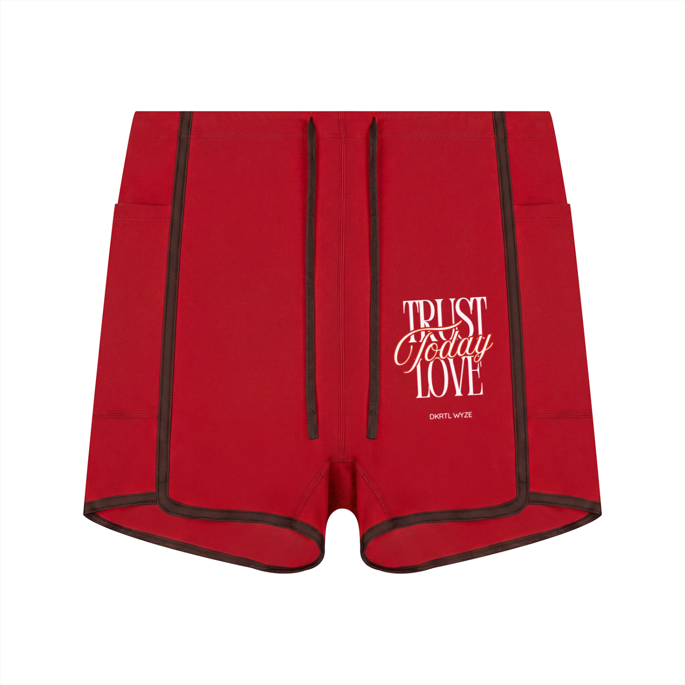 Women's High Rise Color Block Yoga Shorts