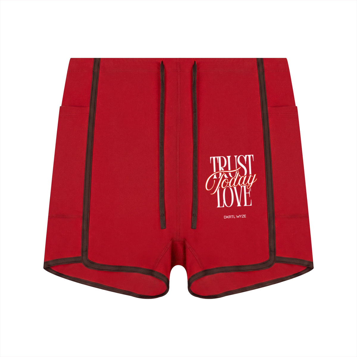 Women's High Rise Color Block Yoga Shorts