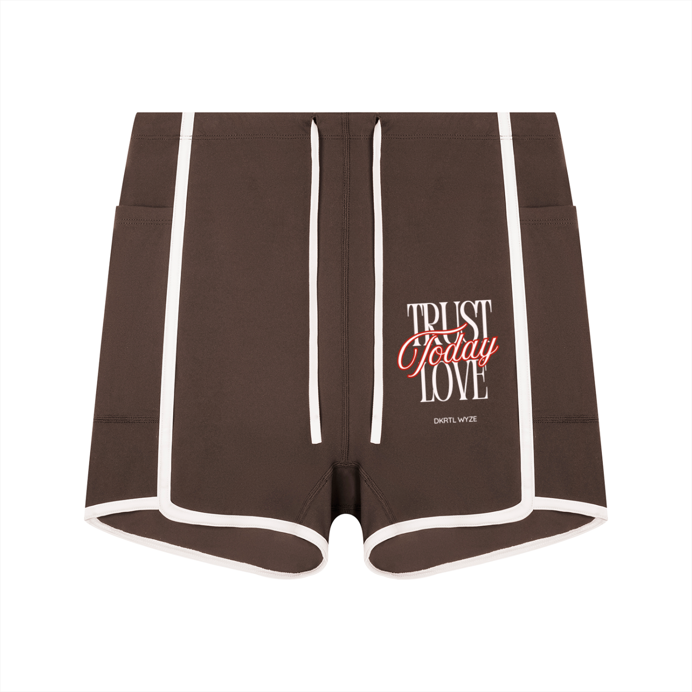 Women's High Rise Color Block Yoga Shorts