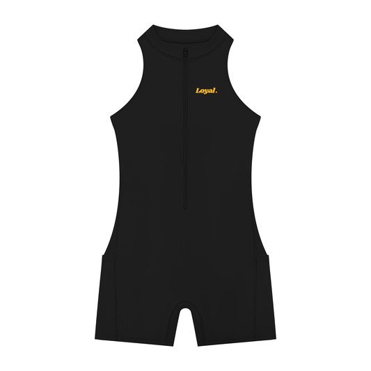 Women’s Quarter-Zip Yoga Romper