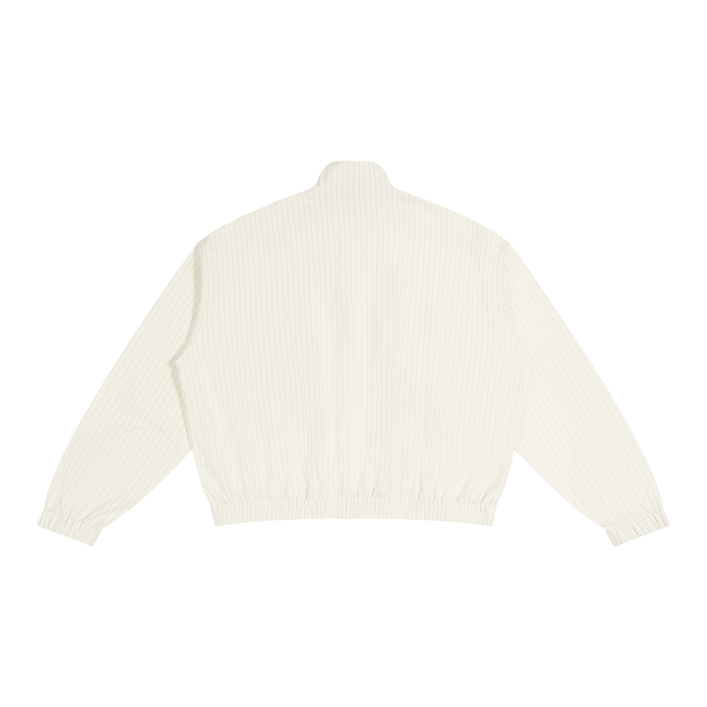Unisex Striped Full-Zip Track Jacket