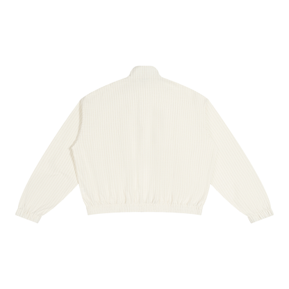Unisex Striped Full-Zip Track Jacket