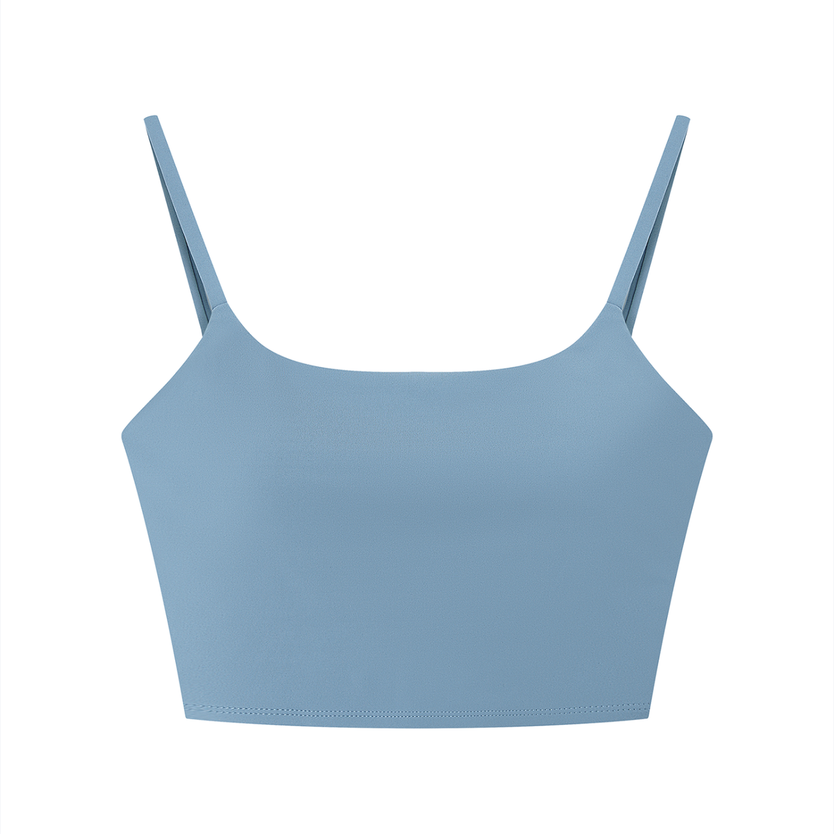 Women's Solid Color Sports Bra in Gray Blue by DKRTL WYZE