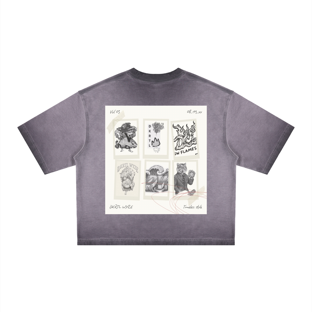 Unisex Reverse Dyed Boxy T-Shirt