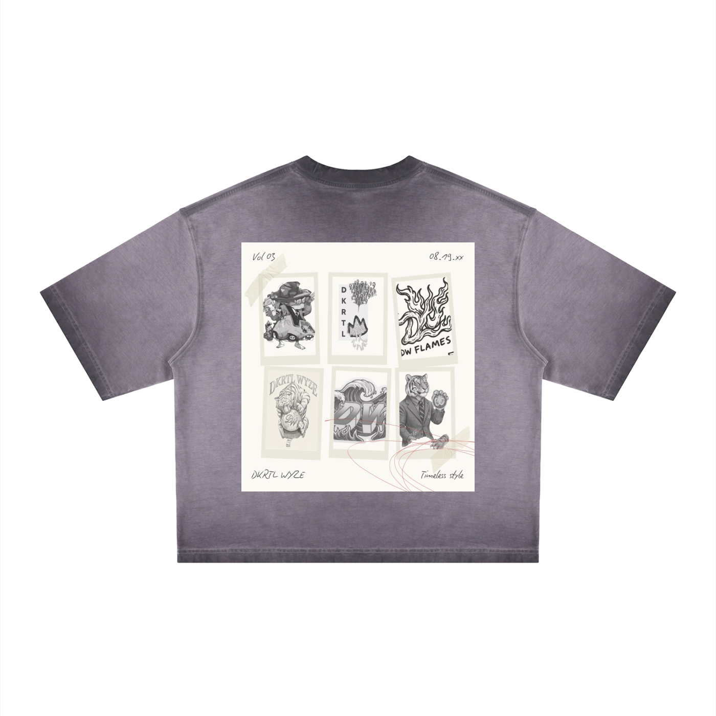 Unisex Reverse Dyed Boxy T-Shirt