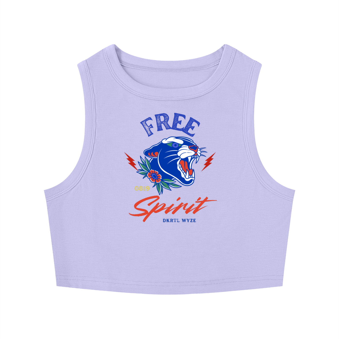 Women's Tight Crewneck Crop Tank Top