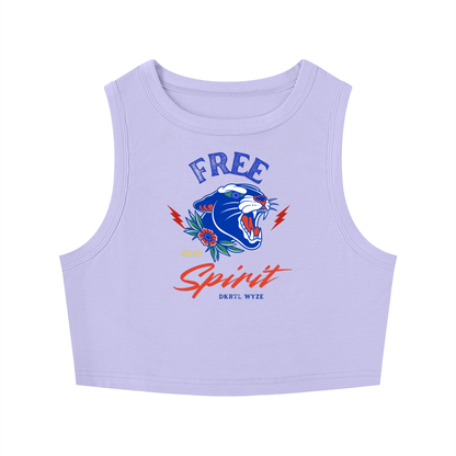 Women's Tight Crewneck Crop Tank Top