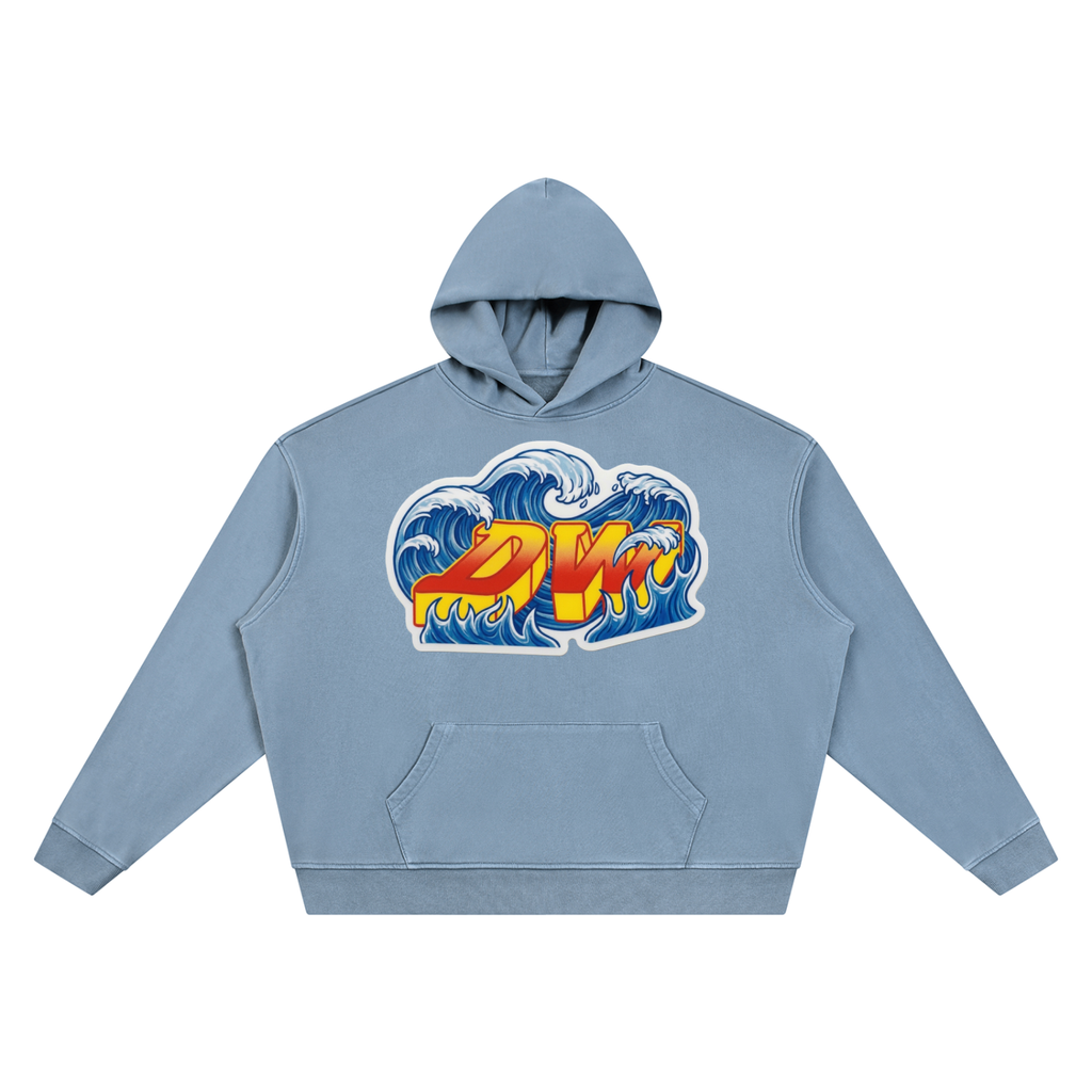 Unisex Vintage Wash Boxy Hoodie