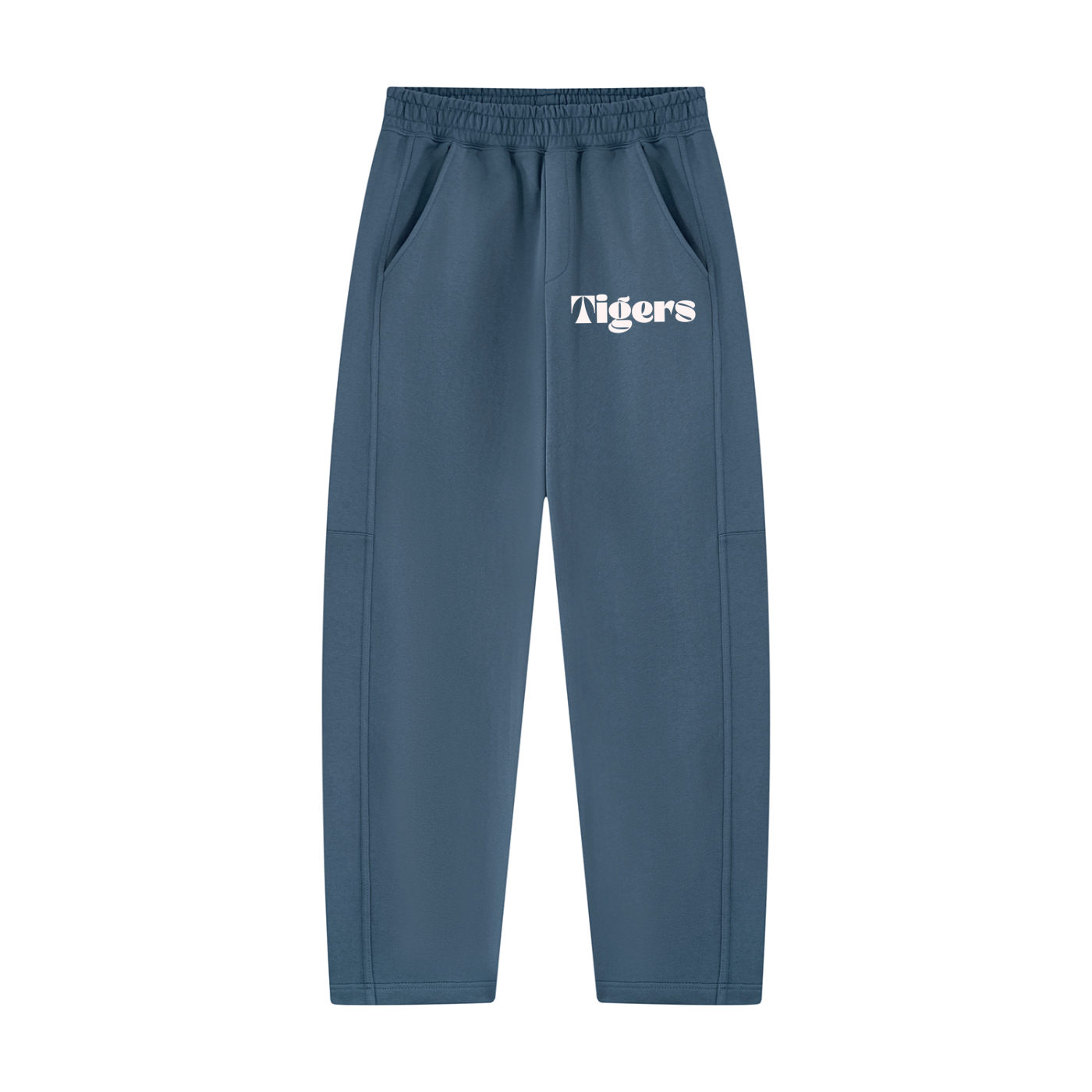 Unisex Tapered Straight Hem Sweatpants