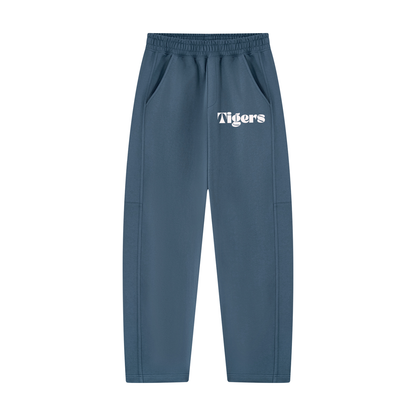 Unisex Tapered Straight Hem Sweatpants