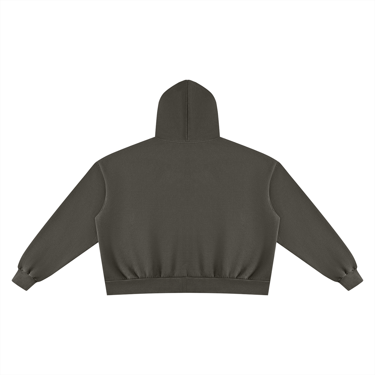 Unisex Vintage Wash Fleece Boxy Hoodie by DKRTL WYZE