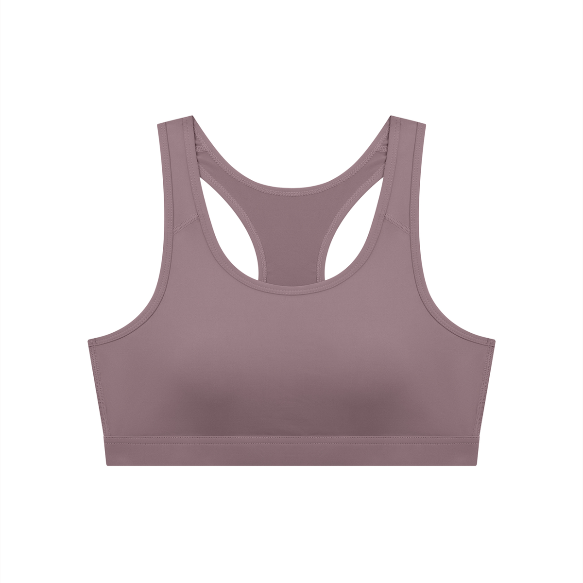 Women's Cropped Sports Bra in Ash Purple by DKRTL WYZE