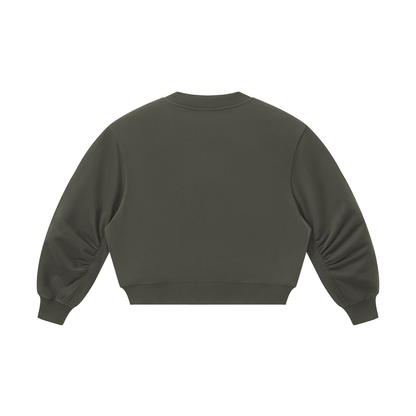 Women’s Crop V-Neck Sweatshirt