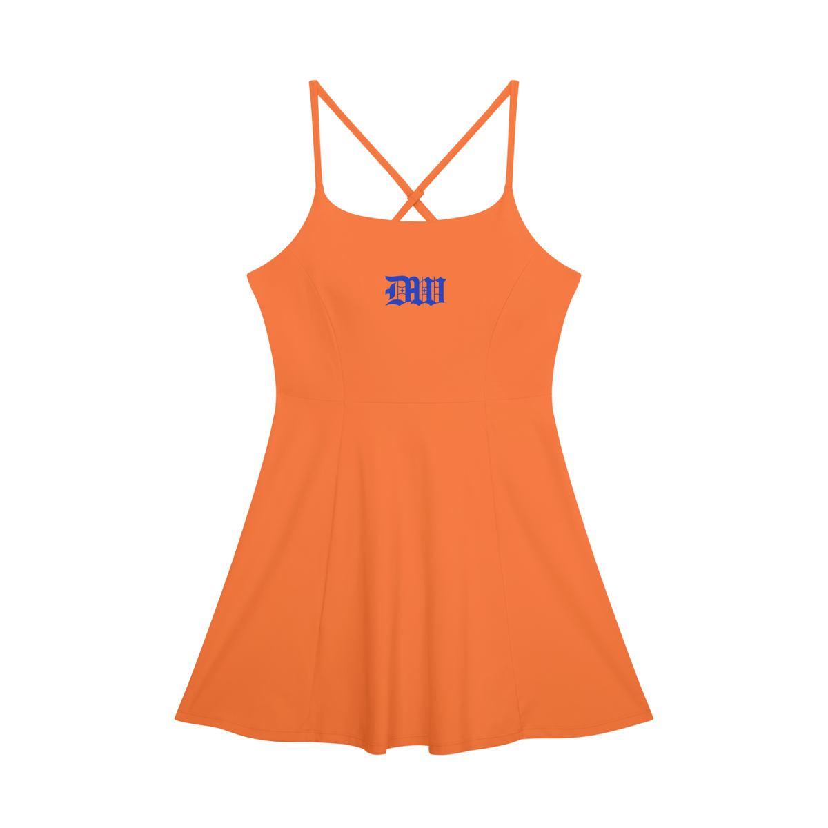 Women’s Paneled A-Line Dress in Orange by DKRTL WYZE