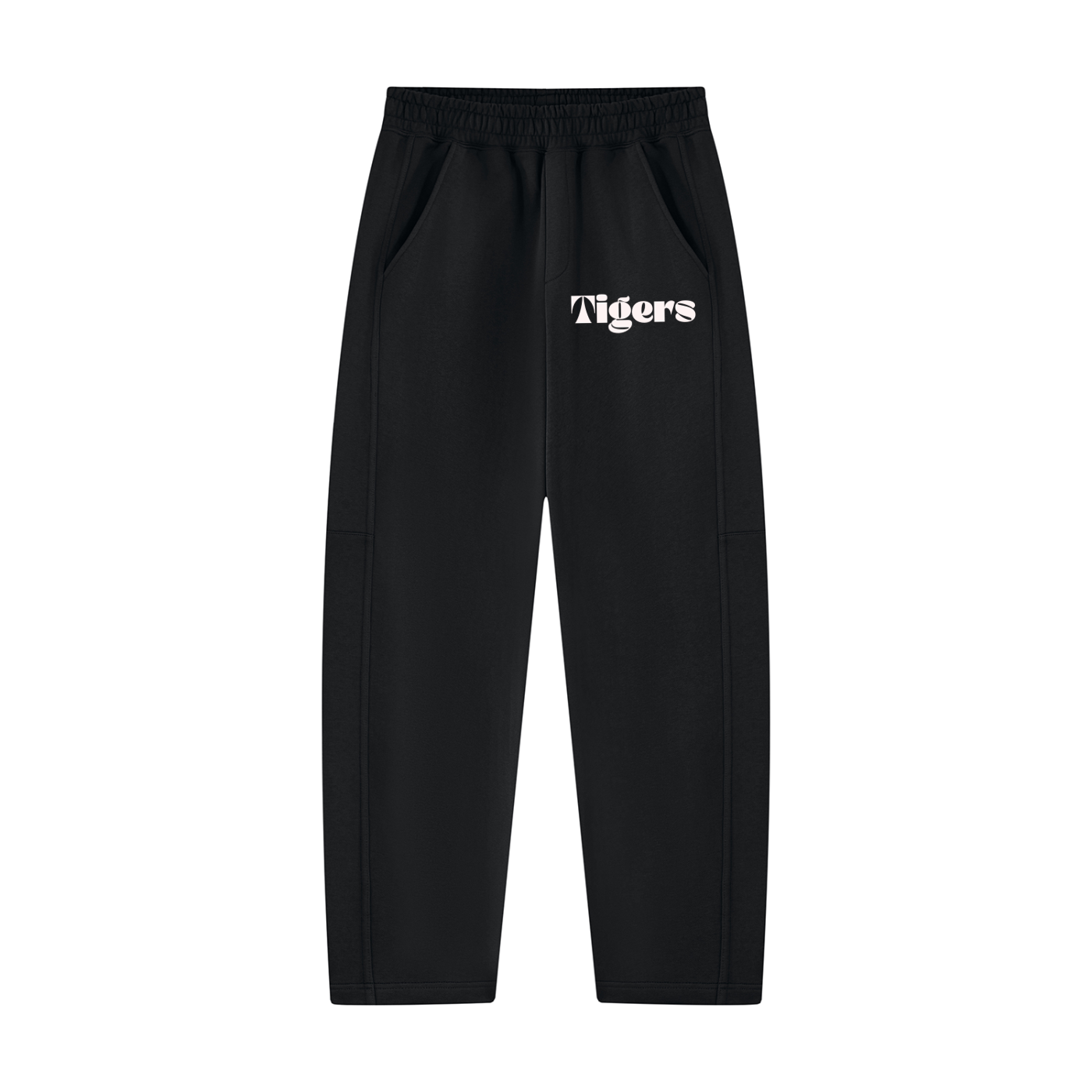Unisex Tapered Straight Hem Sweatpants