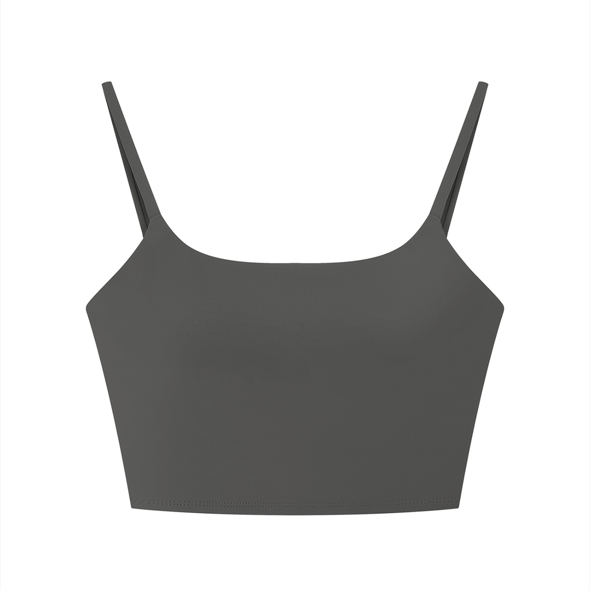 Women's Solid Color Sports Bra in Dark Gray by DKRTL WYZE