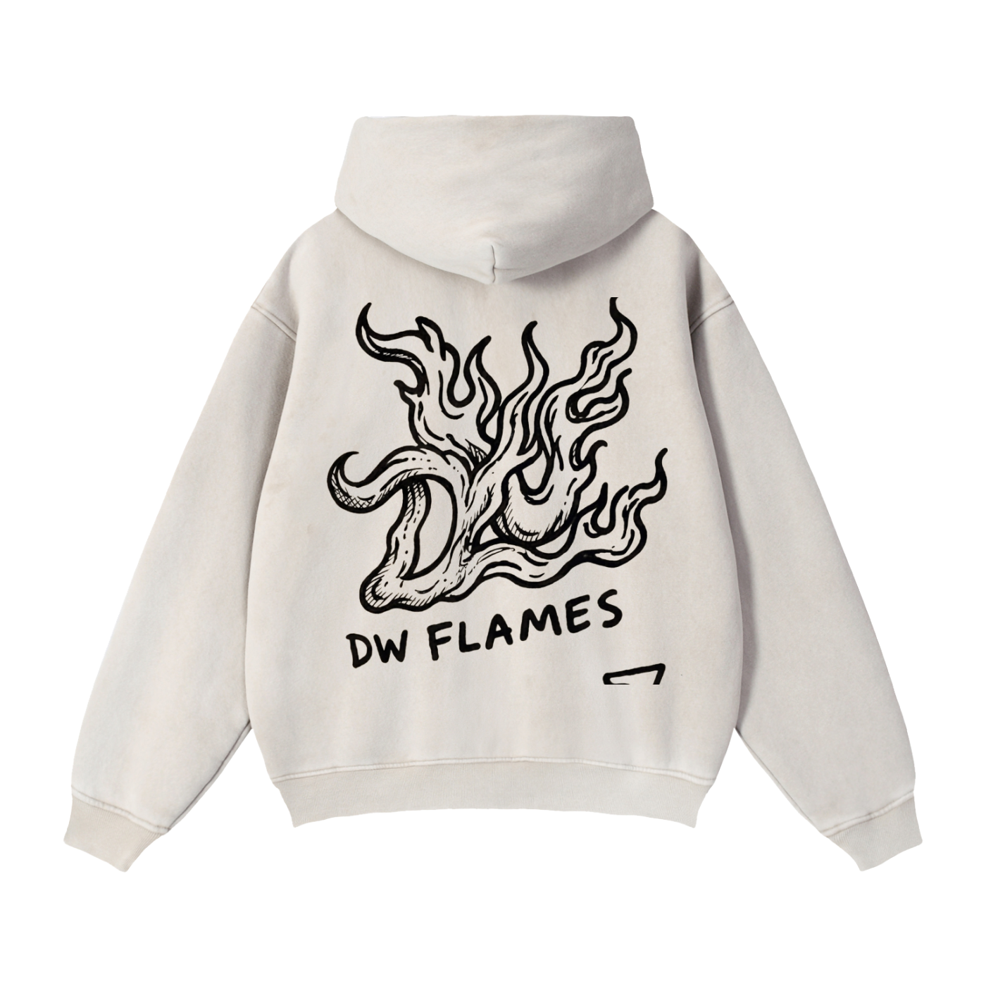 Zip-Through Boxy Fleece Hoodie