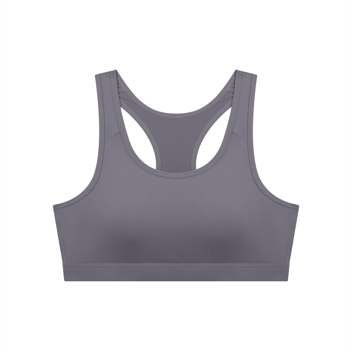 Women's Cropped Sports Bra in Dark Purple by DKRTL WYZE
