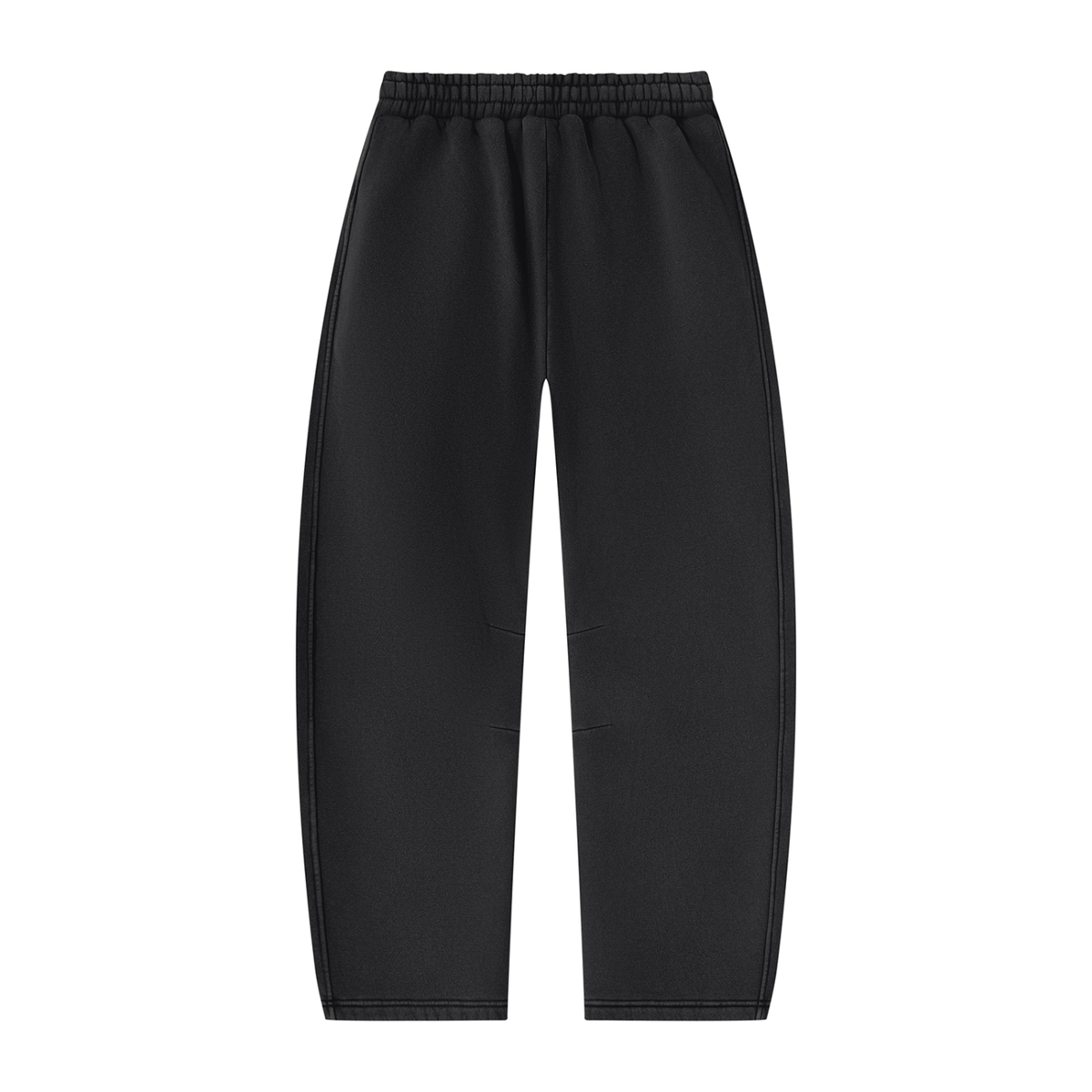 Unisex Vintage Wash Barrel Leg Fleece Sweatpants by DKRTL WYZE