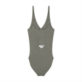 Women’s Full-Zip Ruched Bodysuit