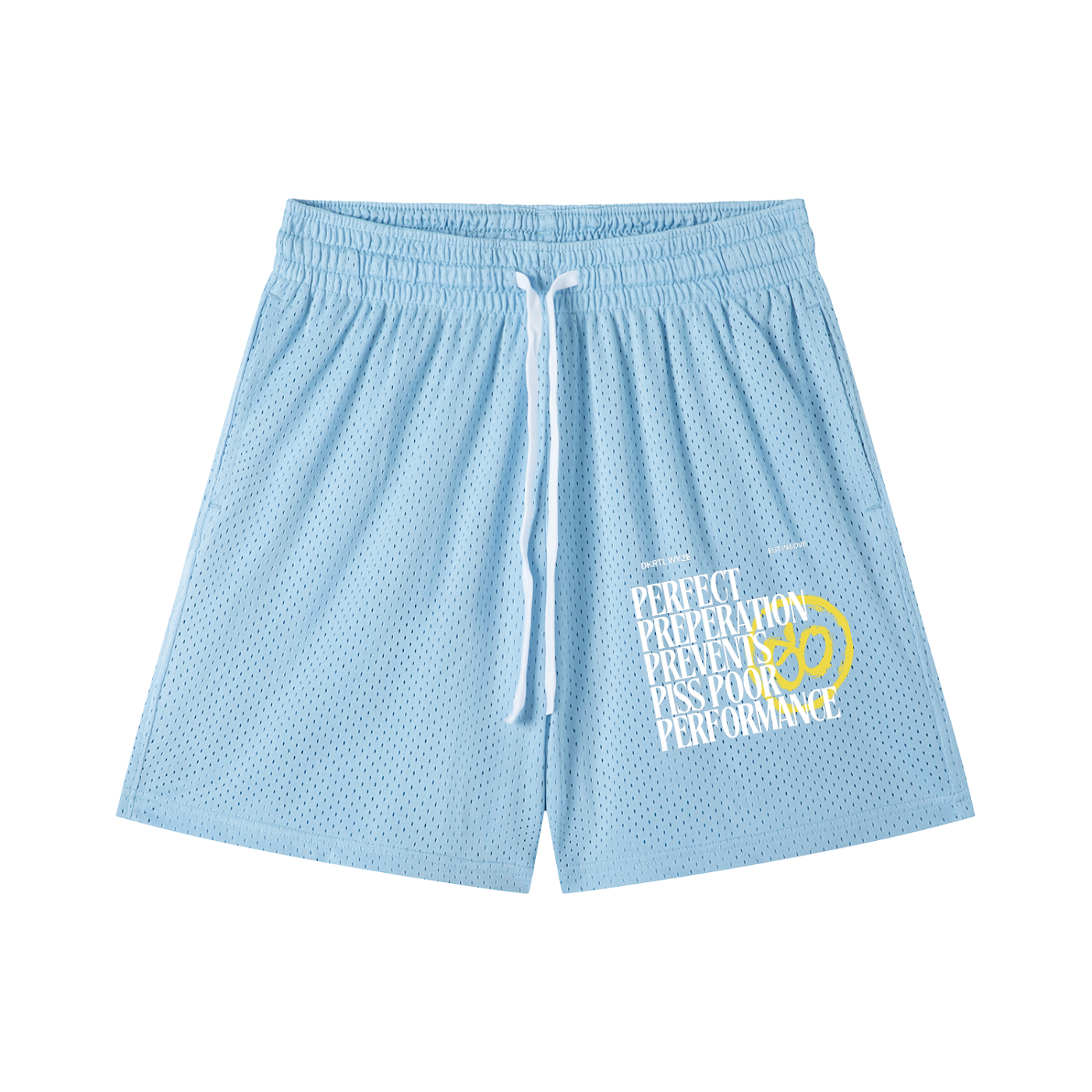 Mesh Drawstring Shorts