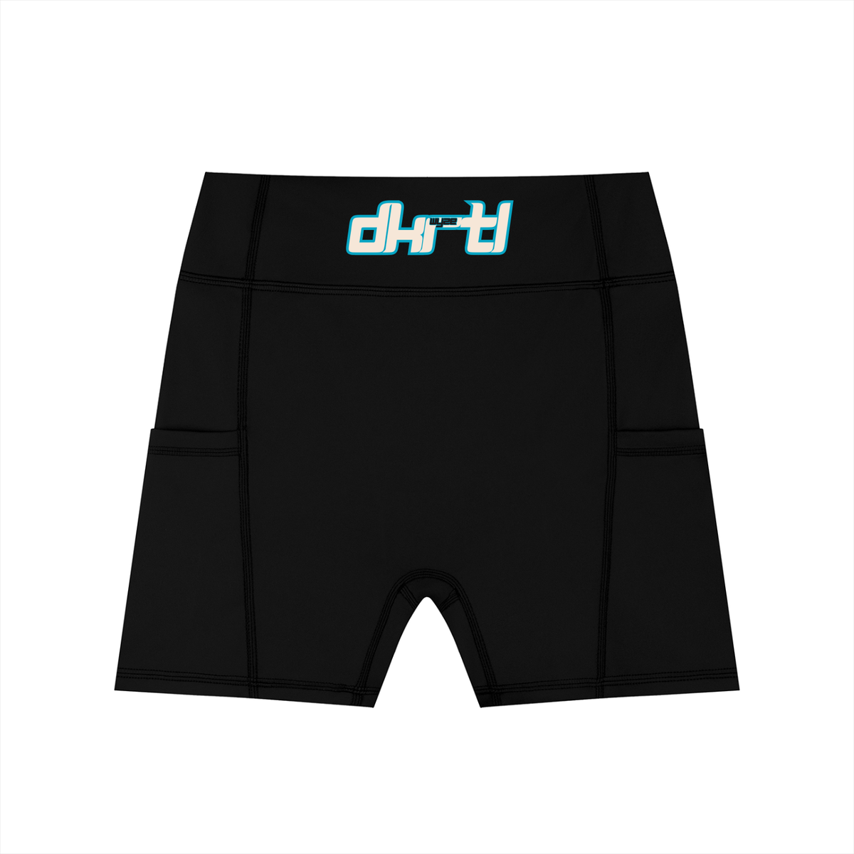 Women's High-Waisted Pocket Biker Shorts