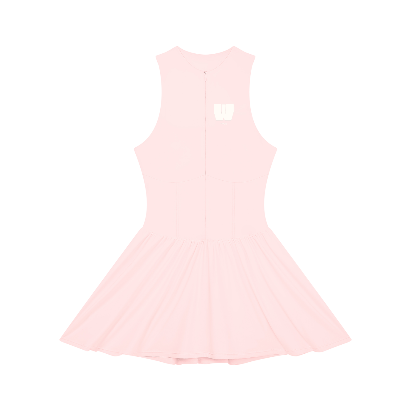 Women’s Ruched Sleeveless Full-Zip Dress
