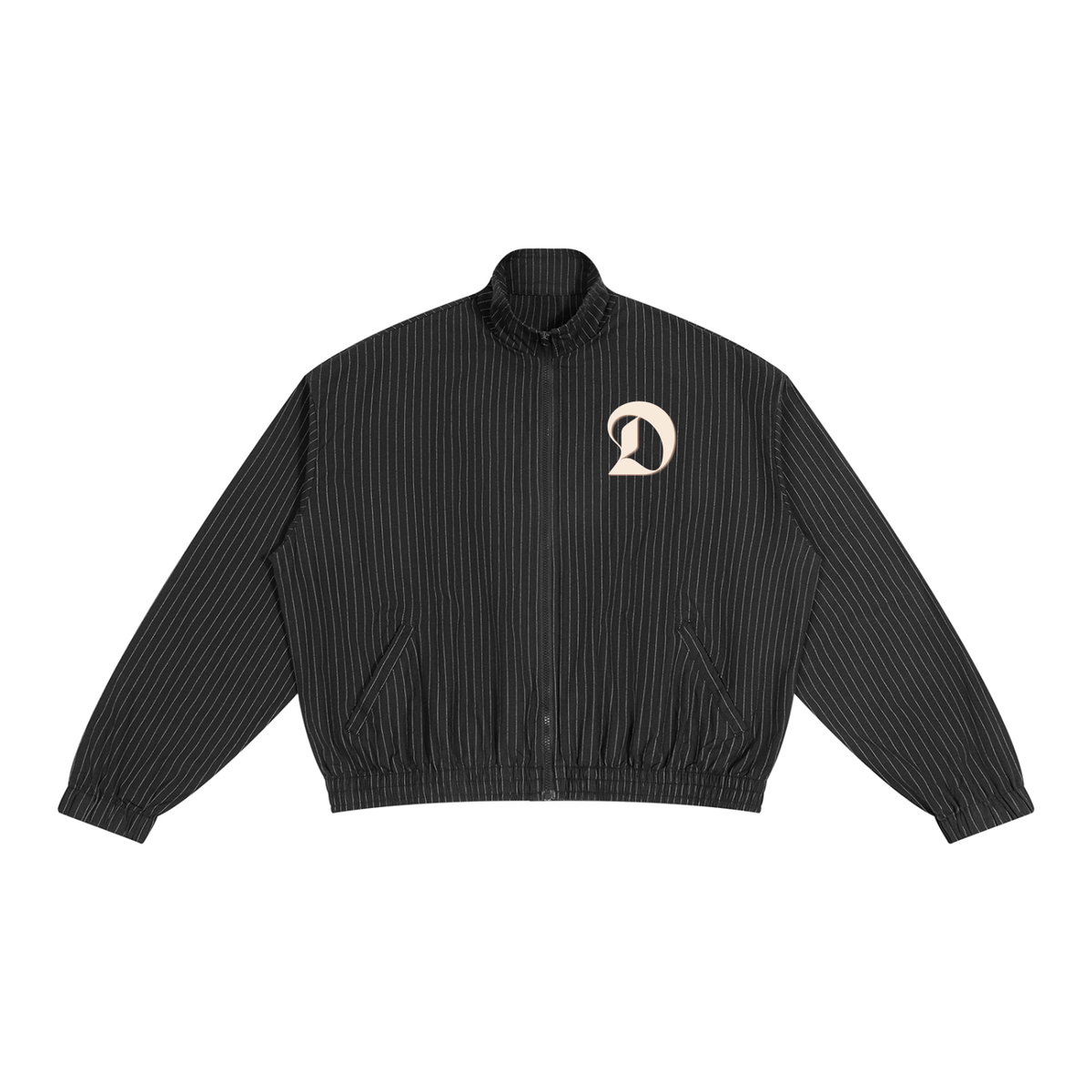 Unisex Striped Full-Zip Track Jacket