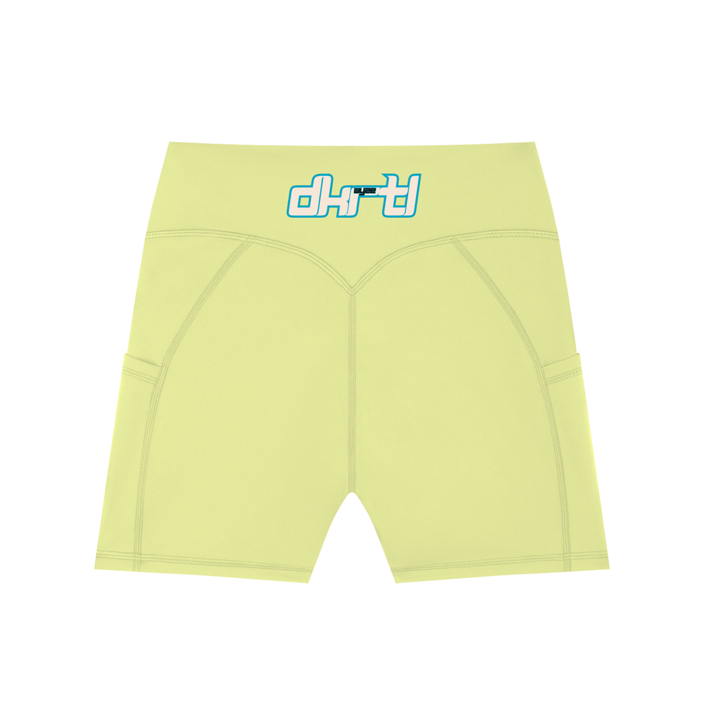 Women's High-Waisted Pocket Biker Shorts