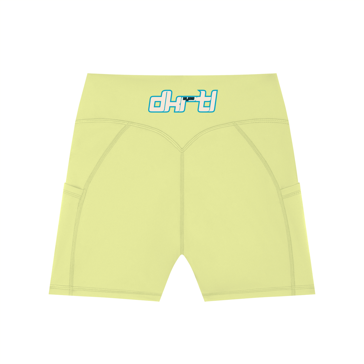 Women's High-Waisted Pocket Biker Shorts