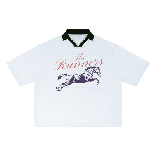 Unisex Striped Boxy Soccer Jersey