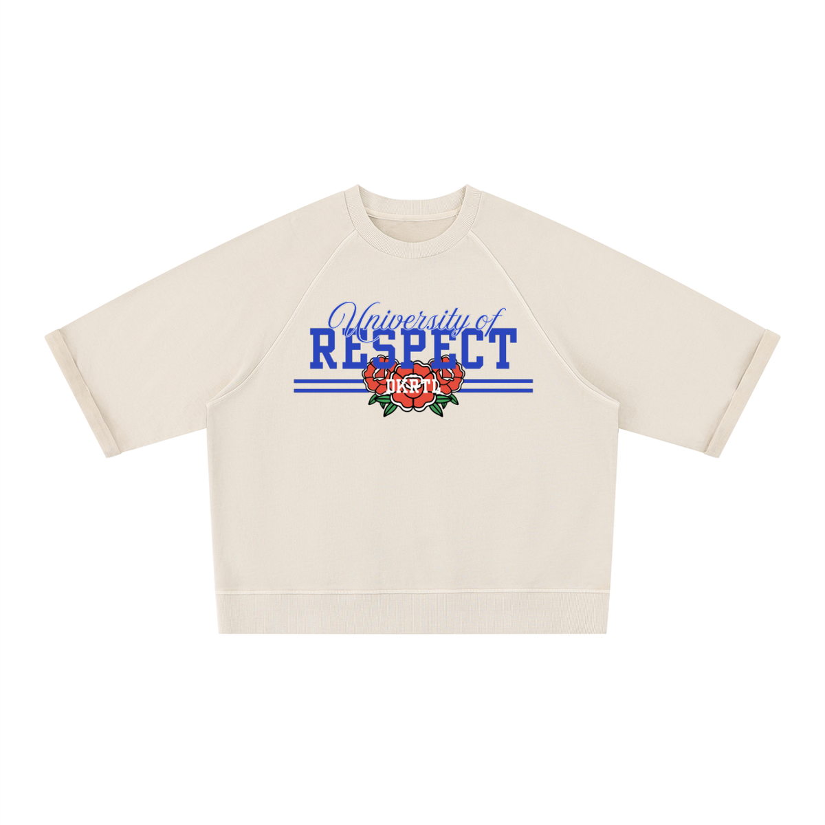 Unisex Vintage Wash Boxy Short Sleeve Sweatshirt
