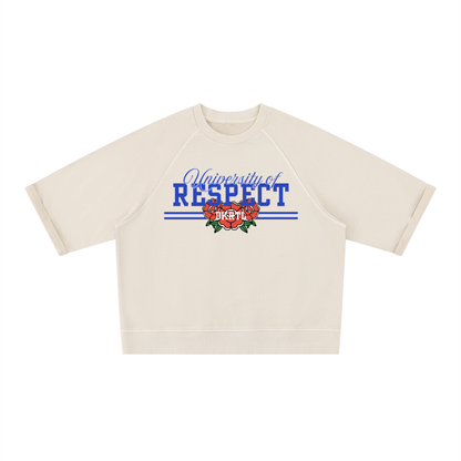 Unisex Vintage Wash Boxy Short Sleeve Sweatshirt