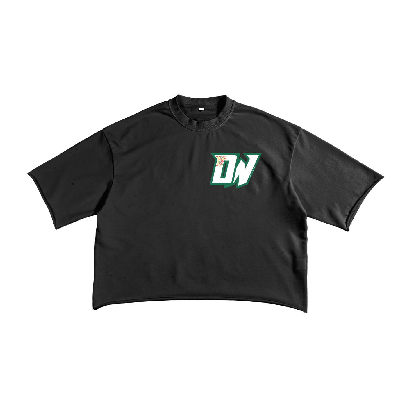 French Terry Raw Edge T-Shirt