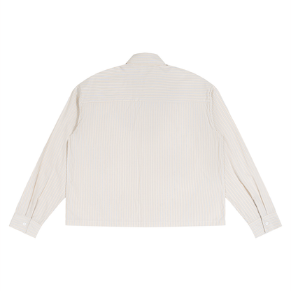 Unisex Boxy Striped Shirt