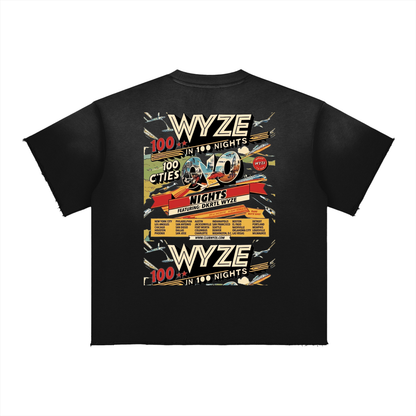 Sun Fade Raw Edge T-Shirt