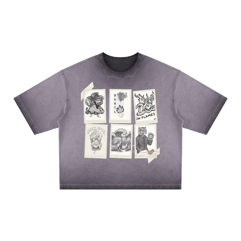 Unisex Reverse Dyed Boxy T-Shirt