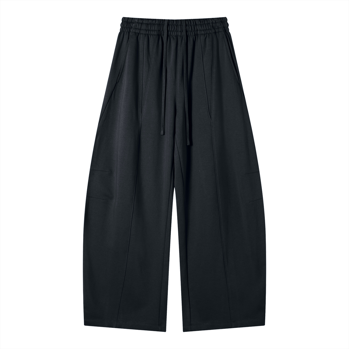 Heavyweight Wide Leg Panel Sweatpants in Navy Blue by DKRTL WYZE