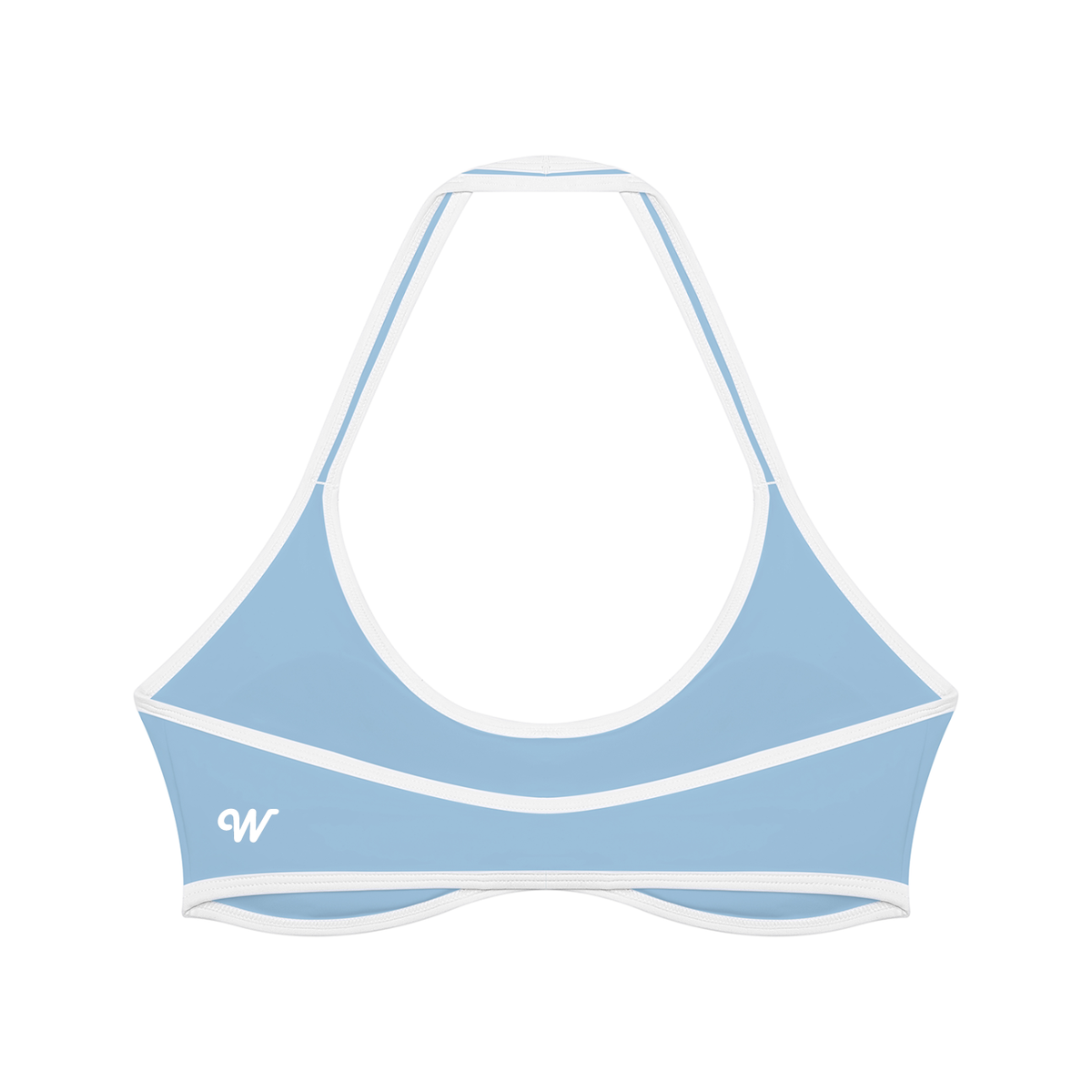 Women's Halter Color Block Yoga Sports Bra