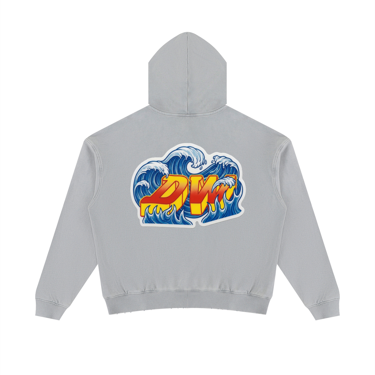 Unisex Mineral Wash Distressed Hoodie