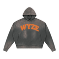 Unisex Sunfade Distressed Boxy Hoodie