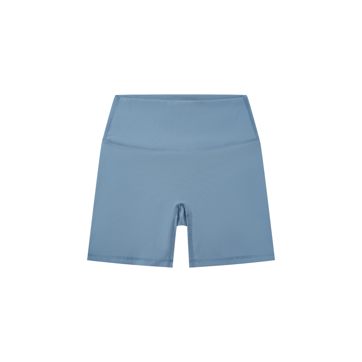 Women's High-Waisted Biker Shorts in Gray Blue by DKRTL WYZE