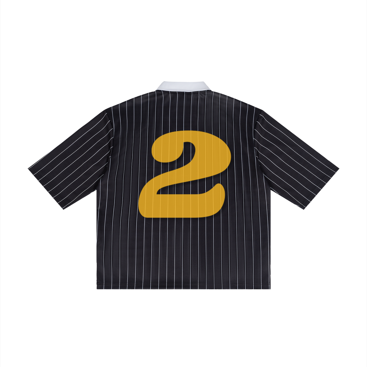 Unisex Pinstripe Collared Soccer Jersey