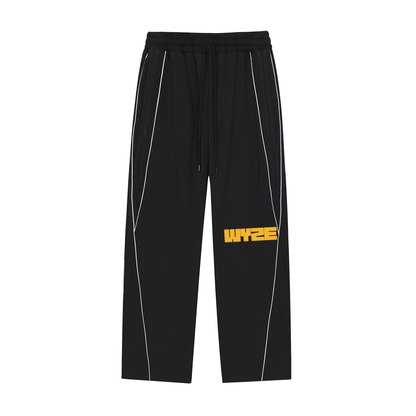 Reflection Striped Straight-Leg Sweatpants